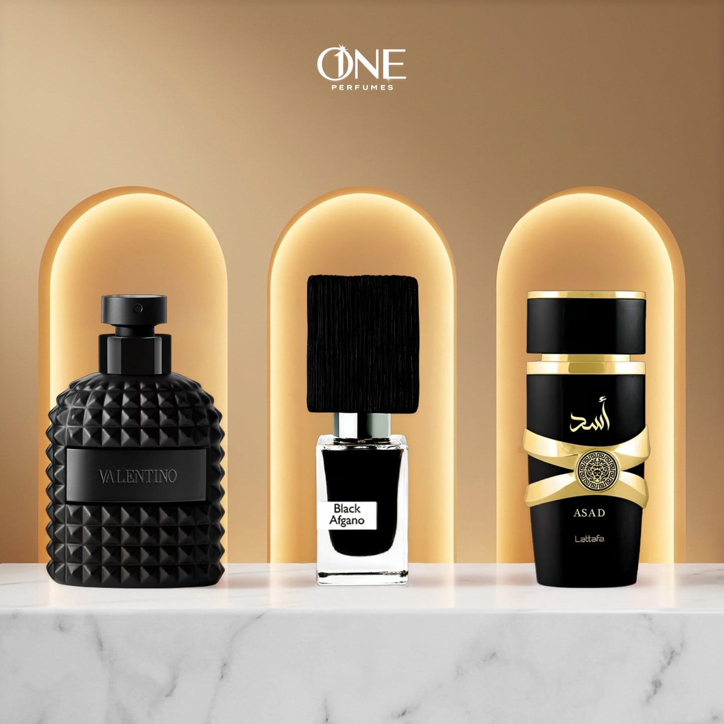 Valentino Uomo Black 100 ml + Asad 100 ml + Black Afgano 30 ml