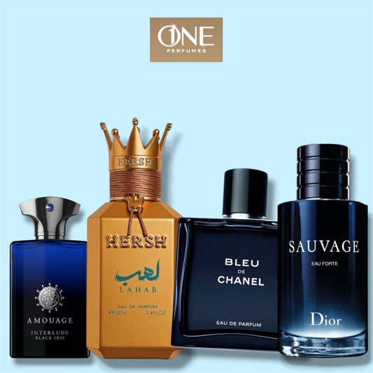 Hirsh Laheeb+Bleu de Chanel+Sauvage+Amouage