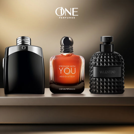 مونت بلاك 100 ml + سترونج ويذ يو 100 ml + فالنتينو 100 ml