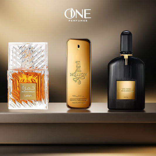 بلاك أوركيدا 100 ml + وان مليون 100 ml + خمرة 100 ml