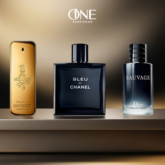 سوفاج 100 ml + وان مليون 100 ml + بلو شانيل 100 ml