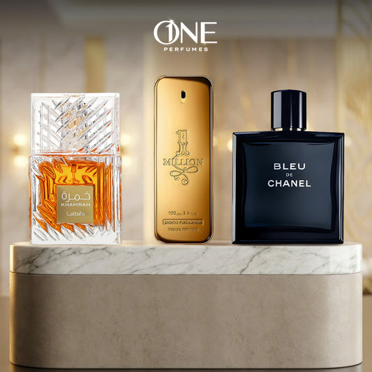 وان مليون 100مل + خمرة 100 مل + بلو دي شانيل 100 مل