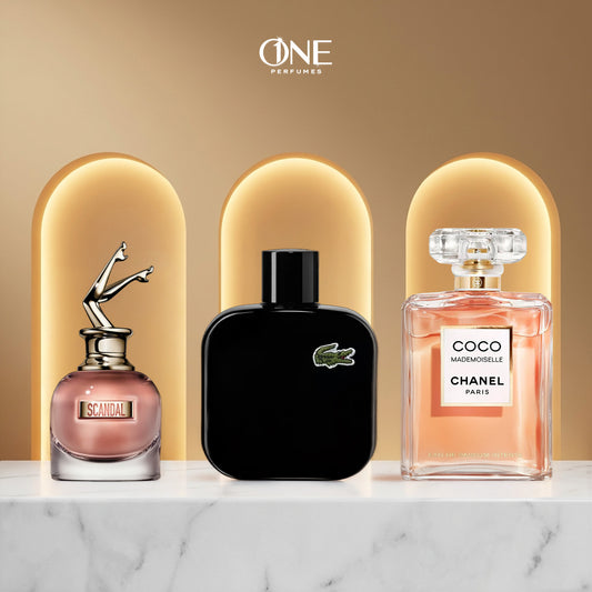 Coco Chanel 100 ml + Lacoste 100 ml + Scandal 100 ml