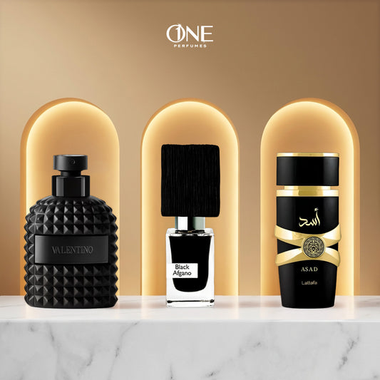Valentino Uomo Black 100 ml + Asad 100 ml + Black Afgano 30 ml
