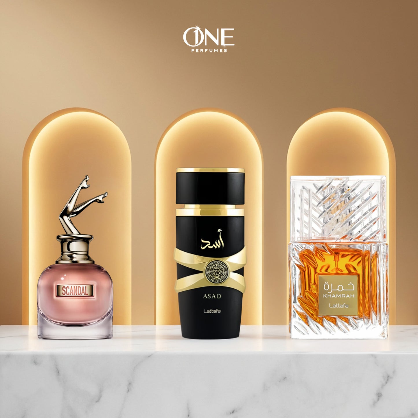 Scandal 100 ml + Khamra 100 ml + Asad 100 ml