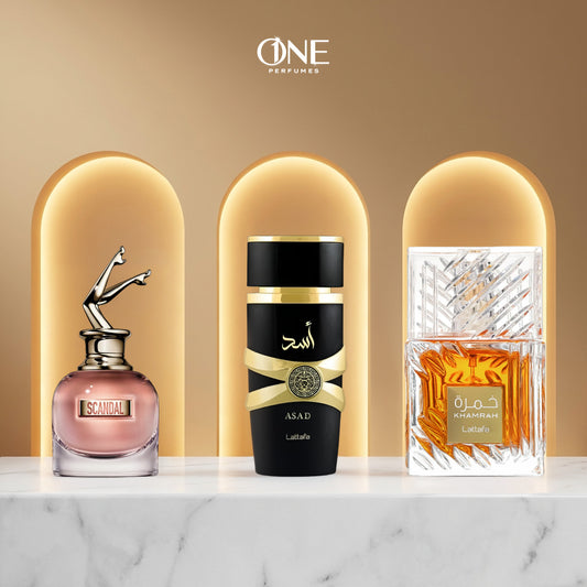 Scandal 100 ml + Khamra 100 ml + Asad 100 ml