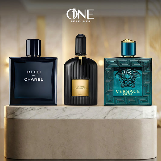 فرزاتشي ايروس 100 مل + بلو دي شانيل 100 مل + بلاك اوركيدا 100 مل